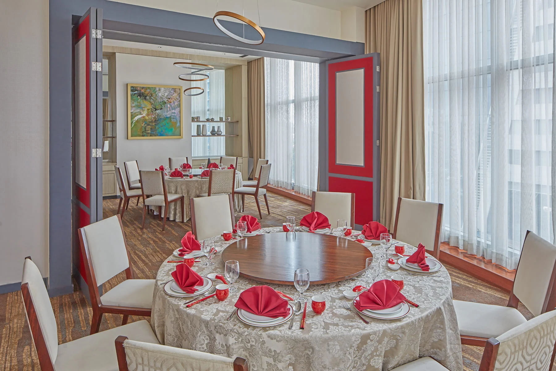 IMG_8792 Private dinning room in Xin Tian Di Restaurant by Artem Levy at Vipixel Productions